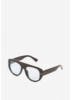 Czarno-Niebieskie Okulary Przeciwsłoneczne z Filtrem UV i Grubą Oprawką Frodina ze sklepu renee.pl w kategorii Okulary przeciwsłoneczne damskie - zdjęcie 180389176