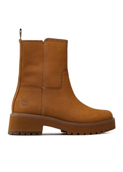 Botki Timberland Carnaby Cool Wrm Pull On Wr TB0A5VR8231 Brązowy ze sklepu eobuwie.pl w kategorii Botki - zdjęcie 180393158