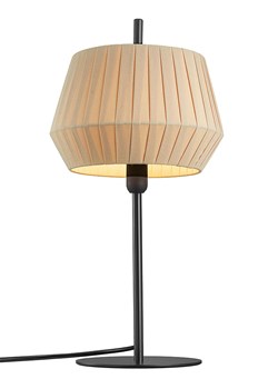 Nordlux Lampa stołowa &quot;Dicte&quot; w kolorze czarno-beżowym - wys. 42,5 x Ø 21 cm ze sklepu Limango Polska w kategorii Lampy stołowe - zdjęcie 180393396