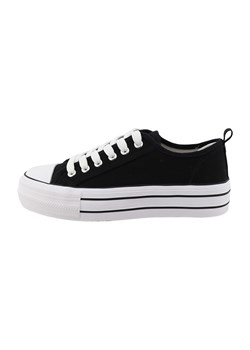 Tom Tailor Sneakersy w kolorze czarnym ze sklepu Limango Polska w kategorii Trampki damskie - zdjęcie 180393758