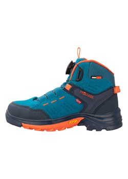 Trollkids Skórzane buty turystyczne &quot;Gjende&quot; w kolorze niebieskim ze sklepu Limango Polska w kategorii Buty trekkingowe dziecięce - zdjęcie 180394389
