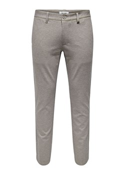 ONLY &amp; SONS Spodnie chino w kolorze szarym ze sklepu Limango Polska w kategorii Spodnie męskie - zdjęcie 180394686
