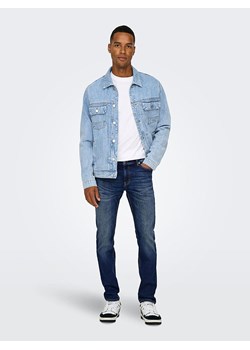 ONLY &amp; SONS Dżinsy - Slim fit - w kolorze granatowym ze sklepu Limango Polska w kategorii Jeansy męskie - zdjęcie 180394699