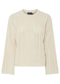 Pieces Sweter w kolorze kremowym ze sklepu Limango Polska w kategorii Swetry damskie - zdjęcie 180394726