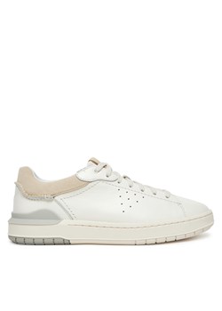 Sneakersy Clarks Courtlite2 Run 26181325 Biały ze sklepu eobuwie.pl w kategorii Buty sportowe męskie - zdjęcie 180396697