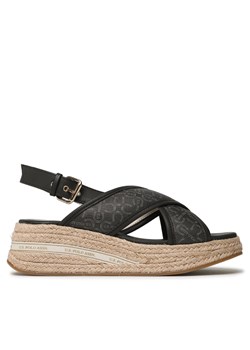 Sandały U.S. Polo Assn. Glory GLORY005 PRINT Czarny ze sklepu eobuwie.pl w kategorii Sandały damskie - zdjęcie 180396817
