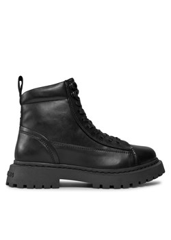 Trzewiki Tommy Jeans Tjm Lace Up Boot EM0EM01363 Czarny ze sklepu eobuwie.pl w kategorii Buty zimowe męskie - zdjęcie 180396845