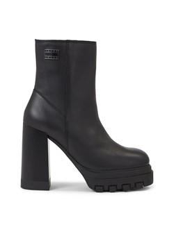 Botki Tommy Jeans Tjw High Heel Ankle EN0EN02256 Czarny ze sklepu eobuwie.pl w kategorii Botki - zdjęcie 180396926