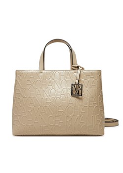 Torebka Armani Exchange 942646 CC793 U1092 Beżowy ze sklepu eobuwie.pl w kategorii Torby Shopper bag - zdjęcie 180396979