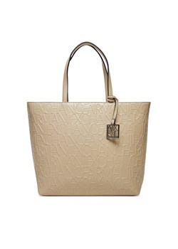 Torebka Armani Exchange 942650 CC793 U1092 Beżowy ze sklepu eobuwie.pl w kategorii Torby Shopper bag - zdjęcie 180397049