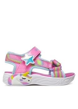 Sandały Skechers Unicorn Dreams Sandal-Dreamy Unicorns 303107L/PKMT Różowy ze sklepu eobuwie.pl w kategorii Sandały dziecięce - zdjęcie 180397057