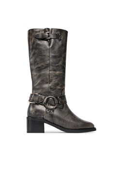 Kozaki Bronx High boots 14291-A Czarny ze sklepu eobuwie.pl w kategorii Kozaki damskie - zdjęcie 180397076