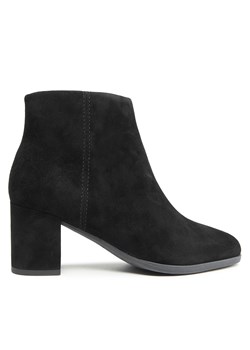 Botki Clarks Freva55 Zip 261747594 Czarny ze sklepu eobuwie.pl w kategorii Botki - zdjęcie 180397157
