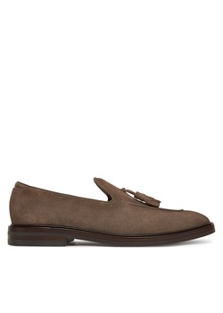 Mokasyny BOSS Cassian Loaf Sdts 50539275 Beżowy ze sklepu eobuwie.pl w kategorii Mokasyny męskie - zdjęcie 180397159