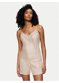 Triumph Piżama Wild Azalea 10221499 Beżowy Regular Fit ze sklepu MODIVO w kategorii Piżamy damskie - zdjęcie 180399106