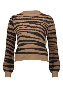 JDY Sweter w kolorze brązowo-czarnym ze sklepu Limango Polska w kategorii Swetry damskie - zdjęcie 180400398