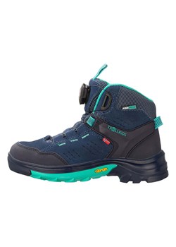 Trollkids Skórzane buty turystyczne &quot;Gjende&quot; w kolorze granatowym ze sklepu Limango Polska w kategorii Buty trekkingowe dziecięce - zdjęcie 180400785