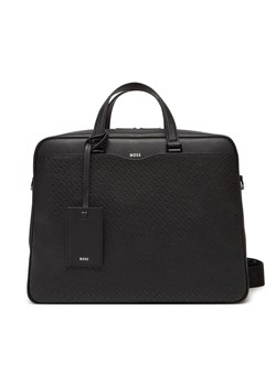 Torba na laptopa BOSS 50542235 Czarny ze sklepu eobuwie.pl w kategorii Torby na laptopa - zdjęcie 180401007