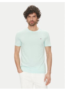 Tommy Jeans T-Shirt DM0DM20363 Zielony Slim Fit ze sklepu MODIVO w kategorii T-shirty męskie - zdjęcie 180401577