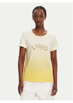 Liu Jo T-Shirt TA5267 JS923 M9114 Żółty Regular Fit ze sklepu MODIVO w kategorii Bluzki damskie - zdjęcie 180402316