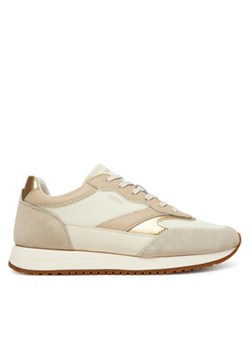 BOSS Sneakersy Kai Runn 50541653 Beżowy ze sklepu MODIVO w kategorii Buty sportowe damskie - zdjęcie 180402426