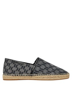 Espadryle KARL LAGERFELD KL70125 Czarny ze sklepu eobuwie.pl w kategorii Espadryle męskie - zdjęcie 180402895