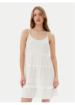 Vero Moda Sukienka letnia Pretty 10325236 Biały Regular Fit ze sklepu MODIVO w kategorii Sukienki - zdjęcie 180403795