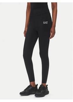 EA7 Emporio Armani Legginsy 7W000232 AF12625 UC001 Czarny Slim Fit ze sklepu MODIVO w kategorii Spodnie damskie - zdjęcie 180404037