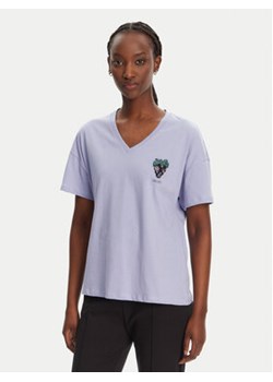 Liu Jo T-Shirt WA5366 JS904 Fioletowy Regular Fit ze sklepu MODIVO w kategorii Bluzki damskie - zdjęcie 180404417