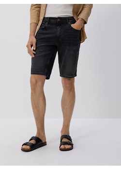 Reserved - Jeansowe szorty slim fit - szary ze sklepu Reserved w kategorii Spodenki męskie - zdjęcie 180405337