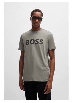 Hugo Boss Koszulka w kolorze szarym ze sklepu Limango Polska w kategorii T-shirty męskie - zdjęcie 180406448