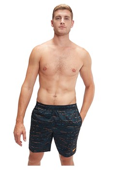 Speedo Szorty kąpielowe &quot;Eco Xpress&quot; w kolorze czarno-granatowo-pomarańczowym ze sklepu Limango Polska w kategorii Kąpielówki - zdjęcie 180406768