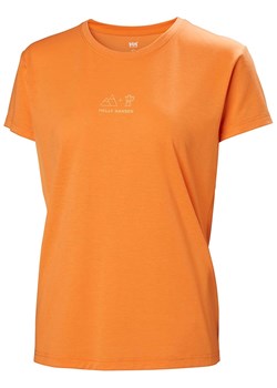 Helly Hansen Koszulka funkcyjna &quot;Skog Graphic Tee&quot; w kolorze pomarańczowym ze sklepu Limango Polska w kategorii Bluzki damskie - zdjęcie 180407926