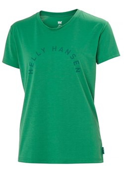 Helly Hansen Koszulka funkcyjna &quot;Skog Graphic Tee&quot; w kolorze zielonym ze sklepu Limango Polska w kategorii Bluzki damskie - zdjęcie 180407928