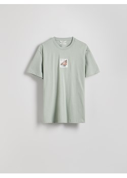 Reserved - T-shirt comfort fit - jasnozielony ze sklepu Reserved w kategorii T-shirty męskie - zdjęcie 180410507