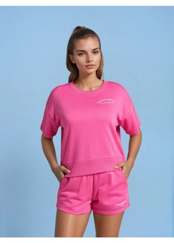 Sinsay - Bluza z krótkim rękawem - różowy ze sklepu Sinsay w kategorii Bluzy damskie - zdjęcie 180413667