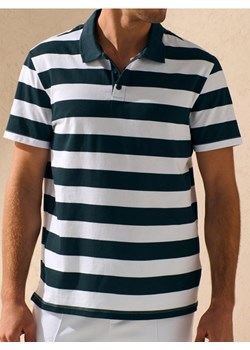 Sinsay - Koszulka polo w paski - biały ze sklepu Sinsay w kategorii T-shirty męskie - zdjęcie 180413939