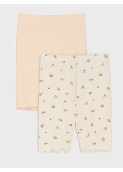 Sinsay - Krótkie legginsy 2 pack - wielobarwny - id: 745EV-MLC - marki Sinsay - 180413945 Sinsay - Krótkie legginsy 2 pack - wielobarwny ze sklepu Sinsay w kategorii Spodenki dziewczęce - zdjęcie 180413945