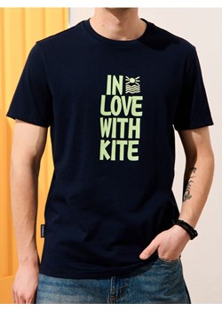 Sinsay - Koszulka z napisem - granatowy ze sklepu Sinsay w kategorii T-shirty męskie - zdjęcie 180414067