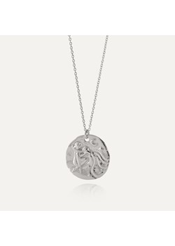 Srebrny naszyjnik znak zodiaku - wodnik w pokryciu platyną ze sklepu GIORRE w kategorii Naszyjniki - zdjęcie 180417407