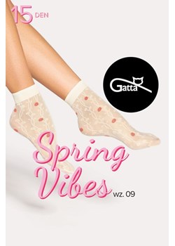 Skarpetki Gatta Spring Vibes 09 15 DEN sabbia-red ze sklepu kontri.pl w kategorii Skarpetki damskie - zdjęcie 180417526