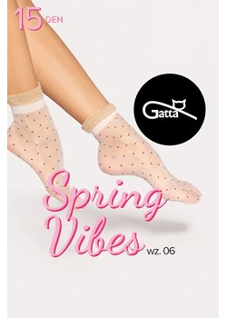 Skarpetki Gatta Spring Vibes 06 15 DEN nero-silver ze sklepu kontri.pl w kategorii Skarpetki damskie - zdjęcie 180417576