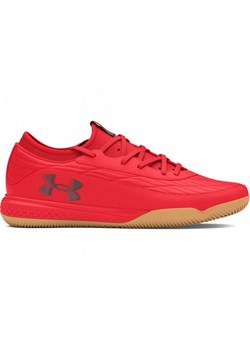 Buty piłkarskie halówki uniseks Under Armour UA Magnetico Select 4 Indoor - czerwone ze sklepu Sportstylestory.com w kategorii Buty sportowe męskie - zdjęcie 180417895