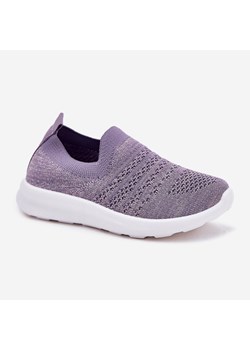 Dziecięce Wsuwane Buty Sportowe Fioletowe ze sklepu ButyModne.pl w kategorii Buty sportowe dziecięce - zdjęcie 180418155