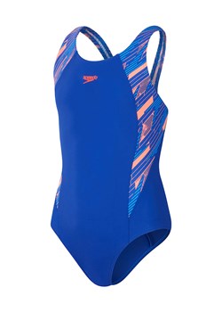 Speedo Strój kąpielowy &quot;Eco H-Bloom&quot; w kolorze niebiesko-pomarańczowym ze sklepu Limango Polska w kategorii Stroje kąpielowe - zdjęcie 180418667