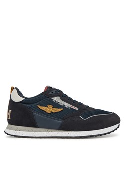Sneakersy Aeronautica Militare 251SC288CT3545 Granatowy ze sklepu eobuwie.pl w kategorii Buty sportowe męskie - zdjęcie 180419016