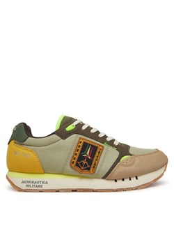 Sneakersy Aeronautica Militare 251SC292CT3547 Zielony ze sklepu eobuwie.pl w kategorii Buty sportowe męskie - zdjęcie 180419039