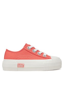 Trampki Lee ISLA C LOW JR 50251058.73G Koralowy ze sklepu eobuwie.pl w kategorii Trampki dziecięce - zdjęcie 180419178