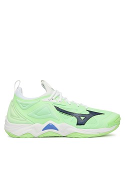Buty halowe Mizuno Wave Momentum 3 V1GA2312 Zielony ze sklepu eobuwie.pl w kategorii Buty sportowe męskie - zdjęcie 180419228