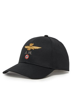 Czapka z daszkiem Aeronautica Militare 251HA1100CT2848 Czarny ze sklepu eobuwie.pl w kategorii Czapki z daszkiem męskie - zdjęcie 180419297